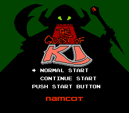 The Quest of Ki Title Screen